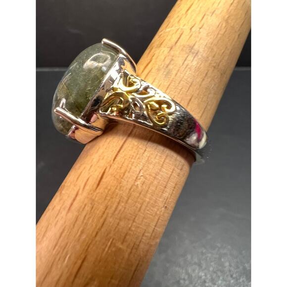 NEW Karis labradorite two toned ring size 9 - Picture 7 of 15